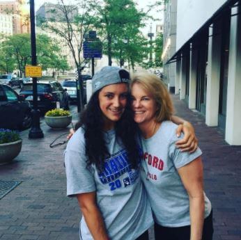 Peggy Steffens with her daughter Maggie Steffens.